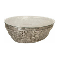 Sculpture Coffee Table With Glass Phillips Collection