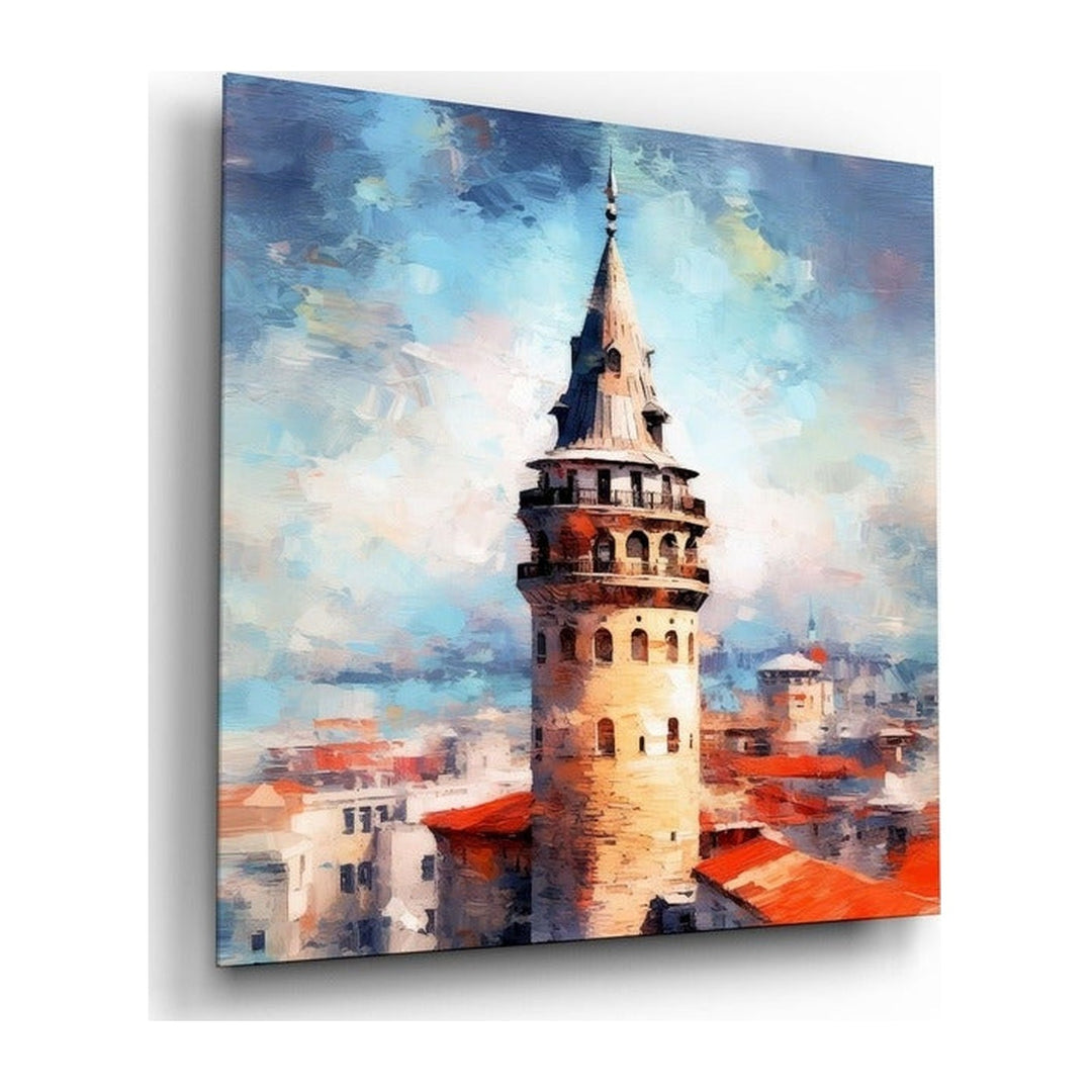 Galata Tower Glass Wall Art Insigne
