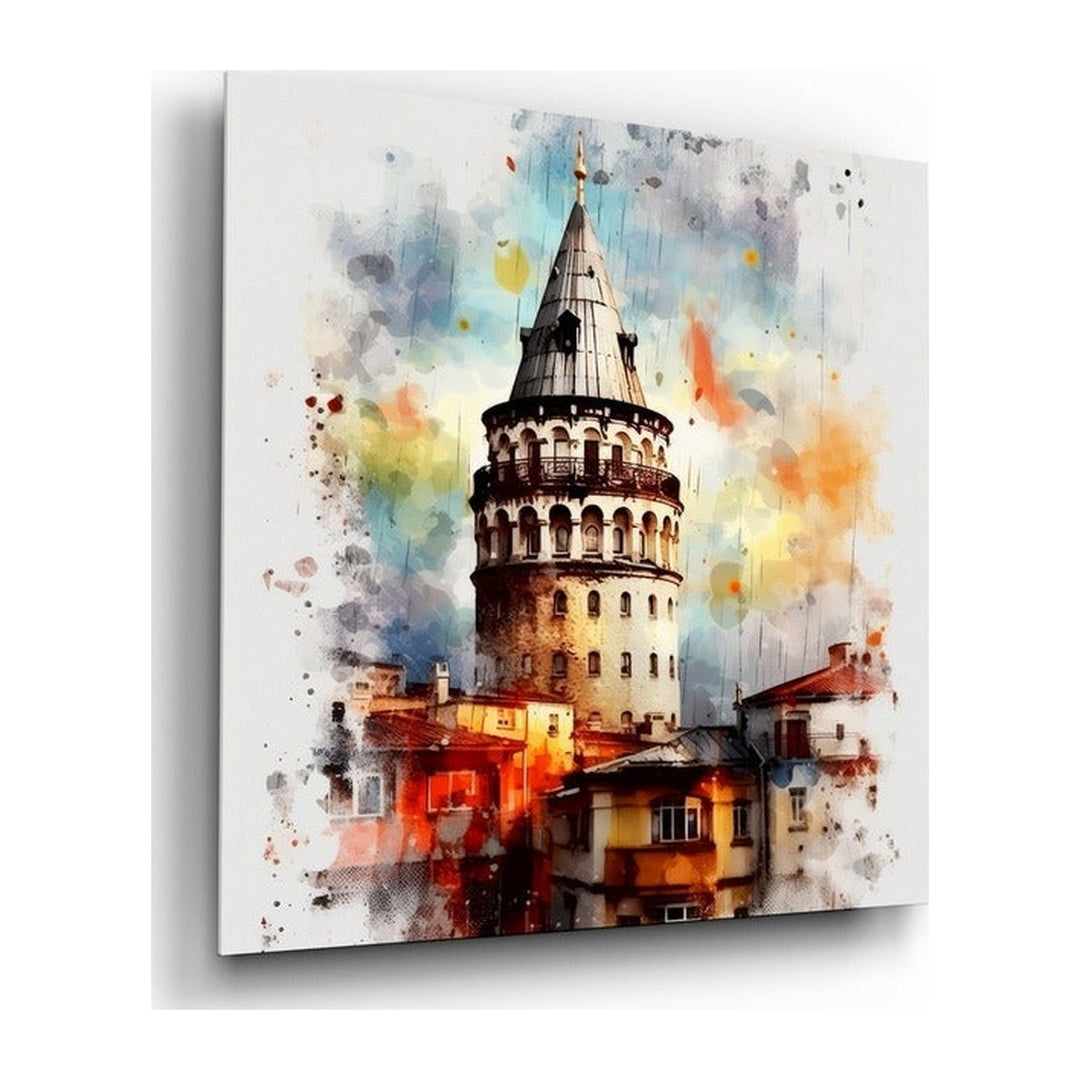 Galata Tower Glass Wall Art Insigne