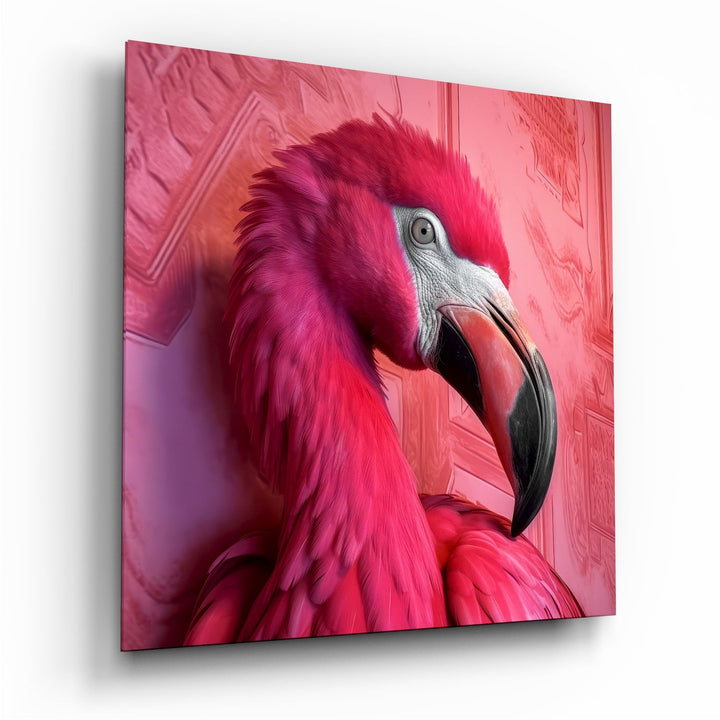 Flamingo Glass Wall Art|| Designer&