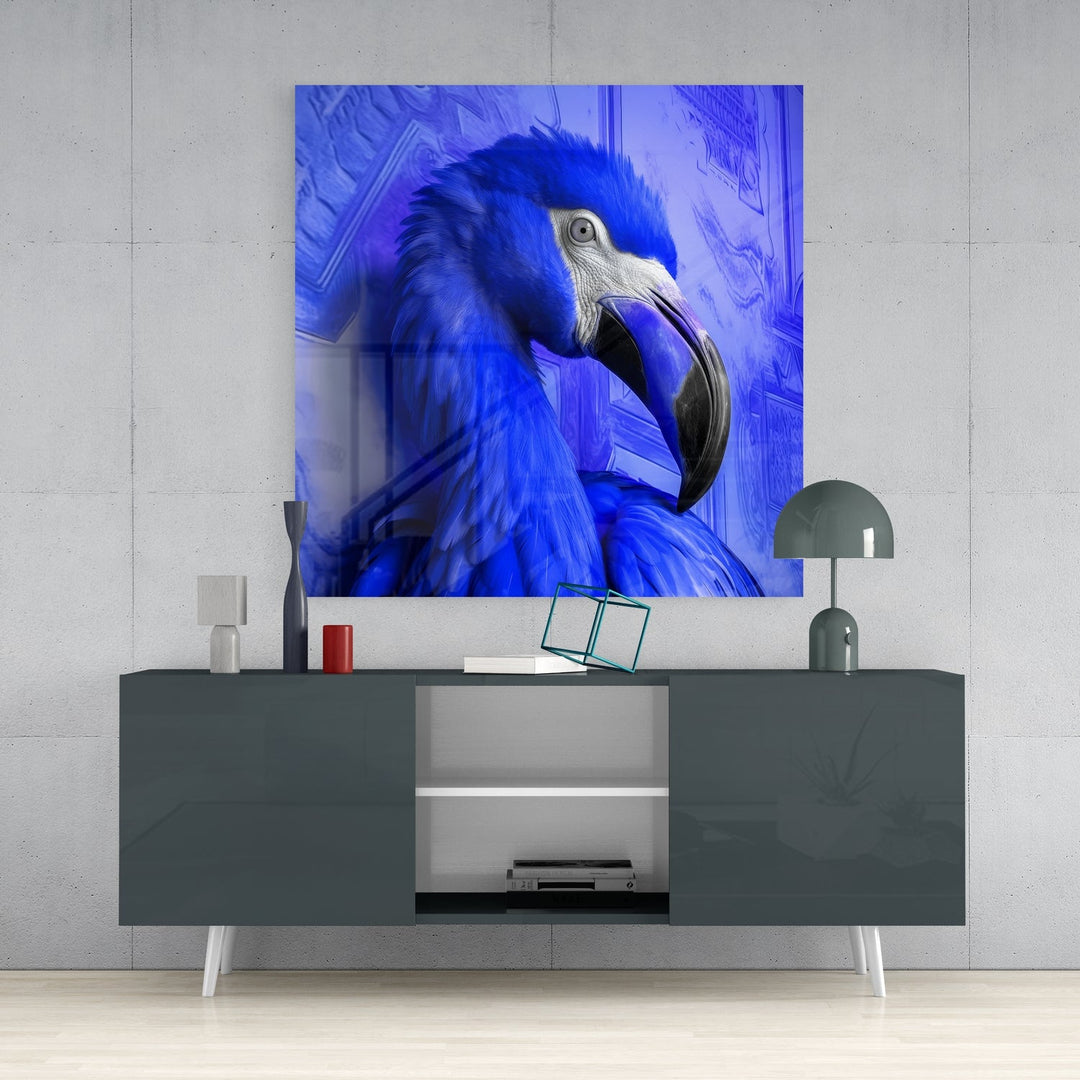 Flamingo Glass Wall Art|| Designer&