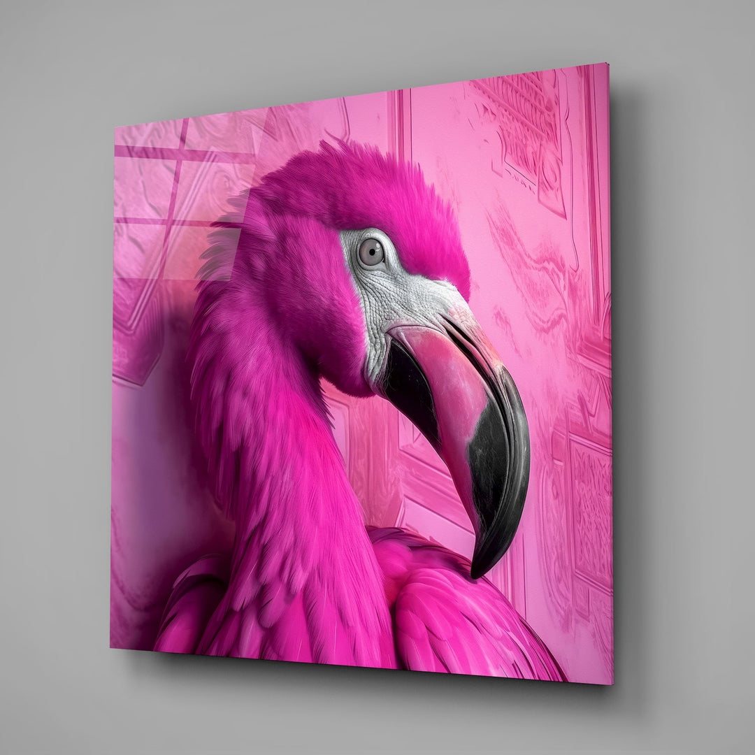 Flamingo Glass Wall Art|| Designer&