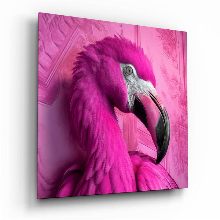 Flamingo Glass Wall Art|| Designer&