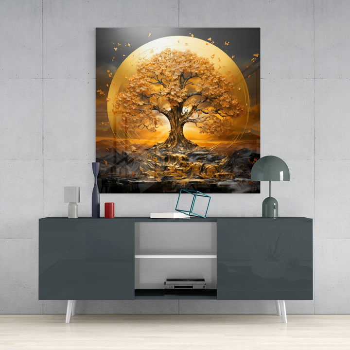 Tree of Life Glass Wall Art|| Designer&