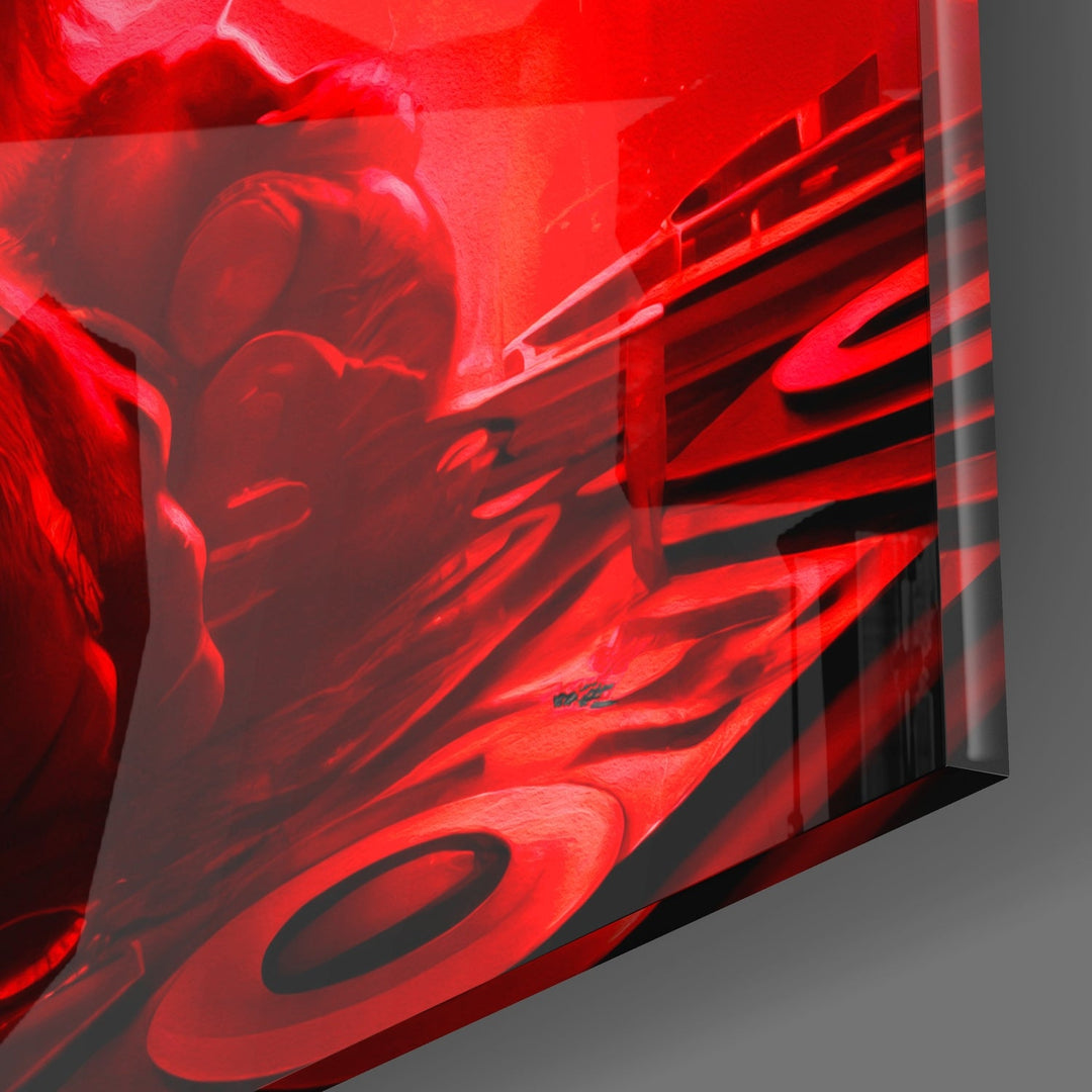Yo Yo  Glass Wall Art|| Designer&