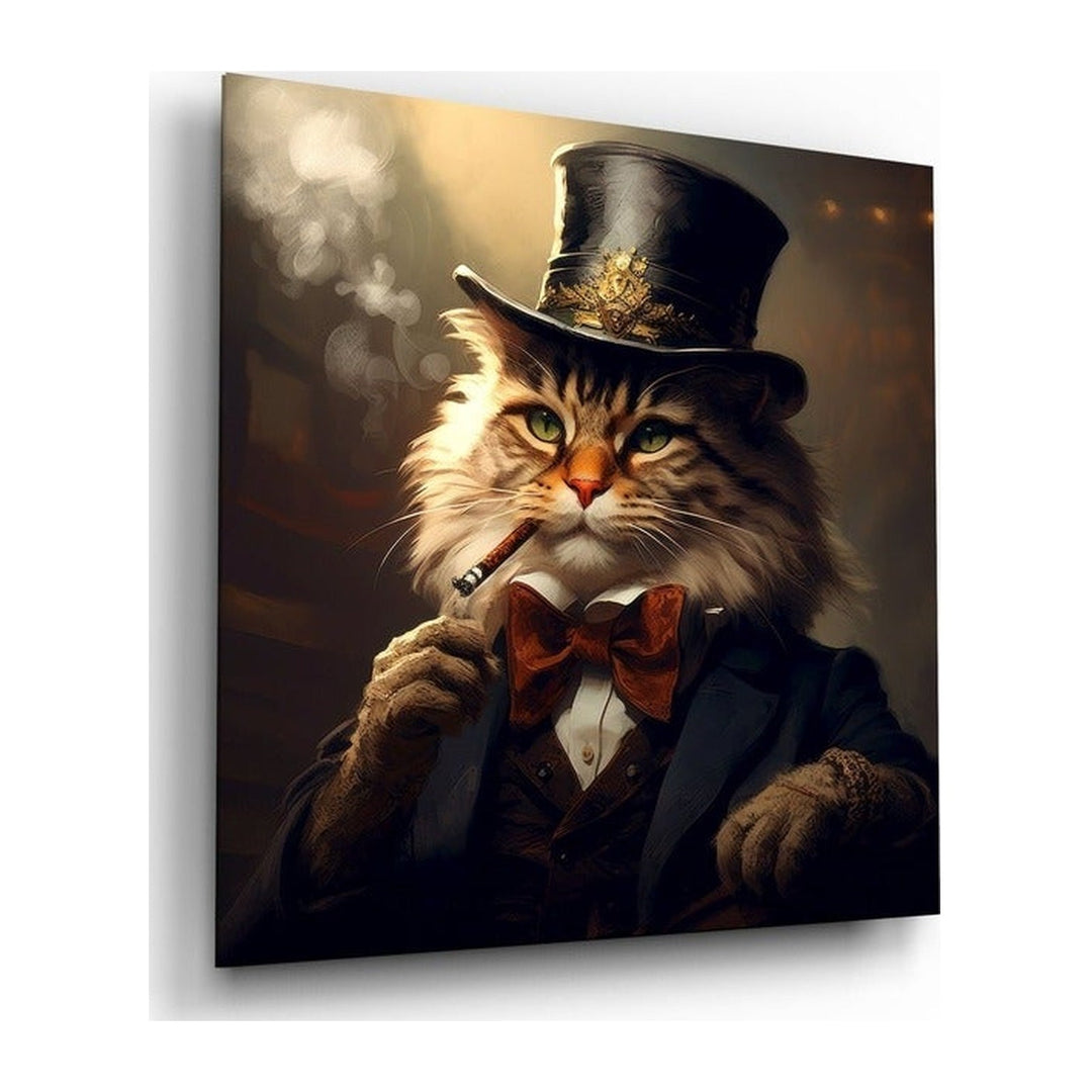 Catleman Glass Wall Art|| Designer's Collection Insigne