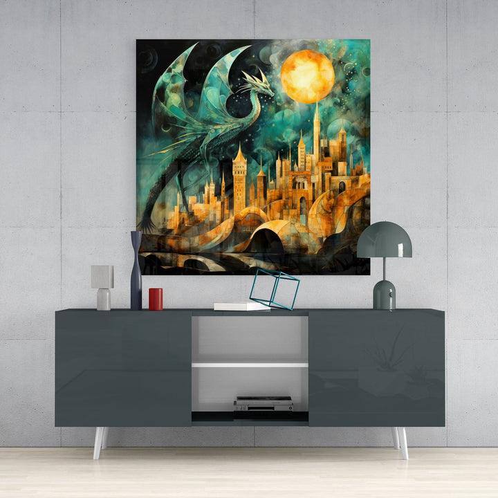 Dragon Glass Wall Art|| Designer&