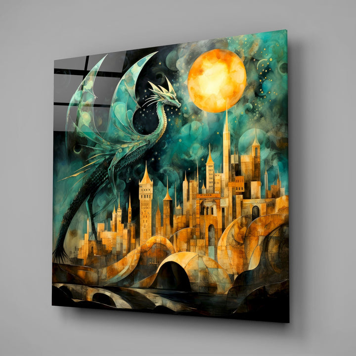 Dragon Glass Wall Art|| Designer&