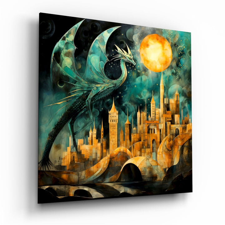 Dragon Glass Wall Art|| Designer&