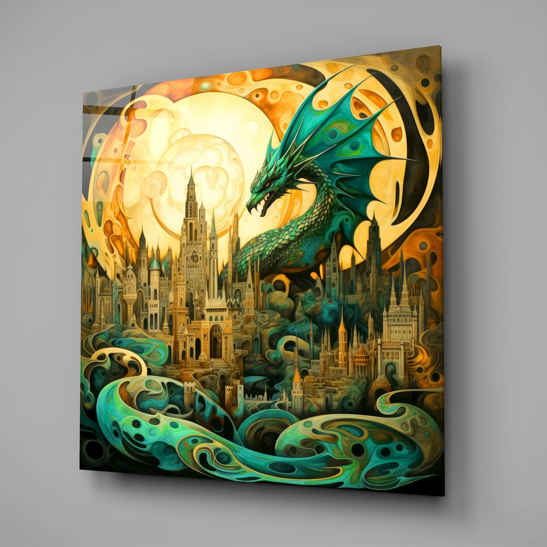 Dragon Glass Wall Art|| Designer&
