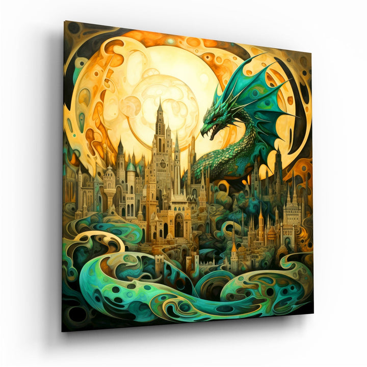 Dragon Glass Wall Art|| Designer&