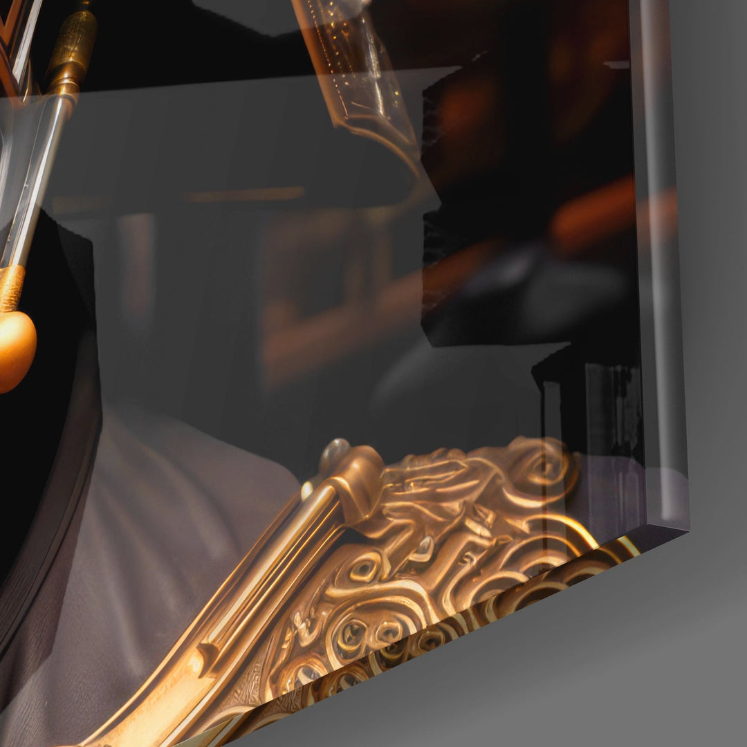 Darth Vader Glass Wall Art|| Designer&