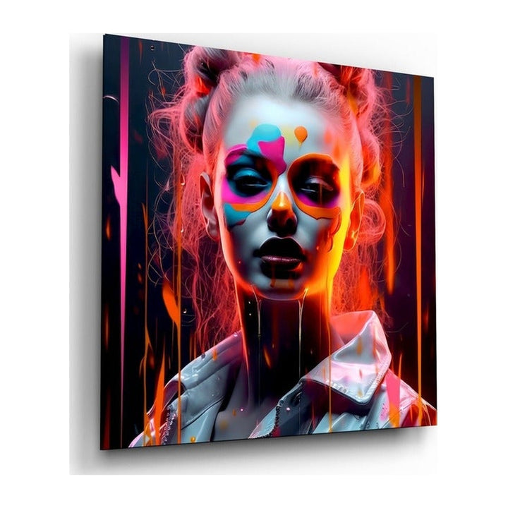 Woman Glass Wall Art|| Designer&