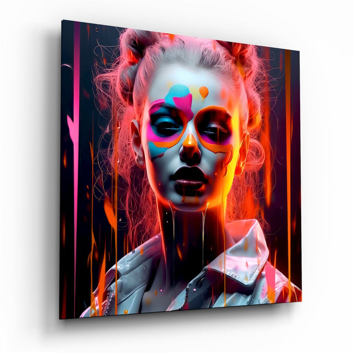 Woman Glass Wall Art|| Designer&