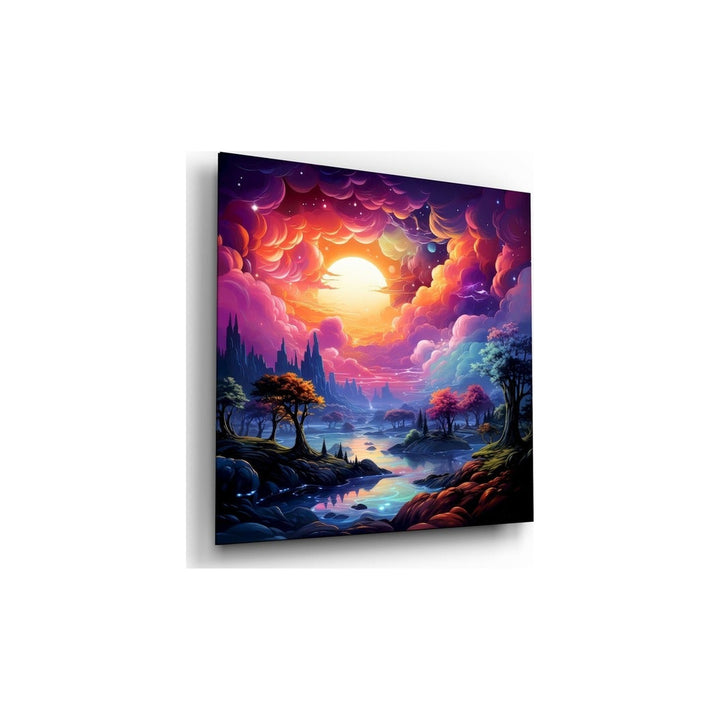 Dreamland Glass Wall Art|| Designer&