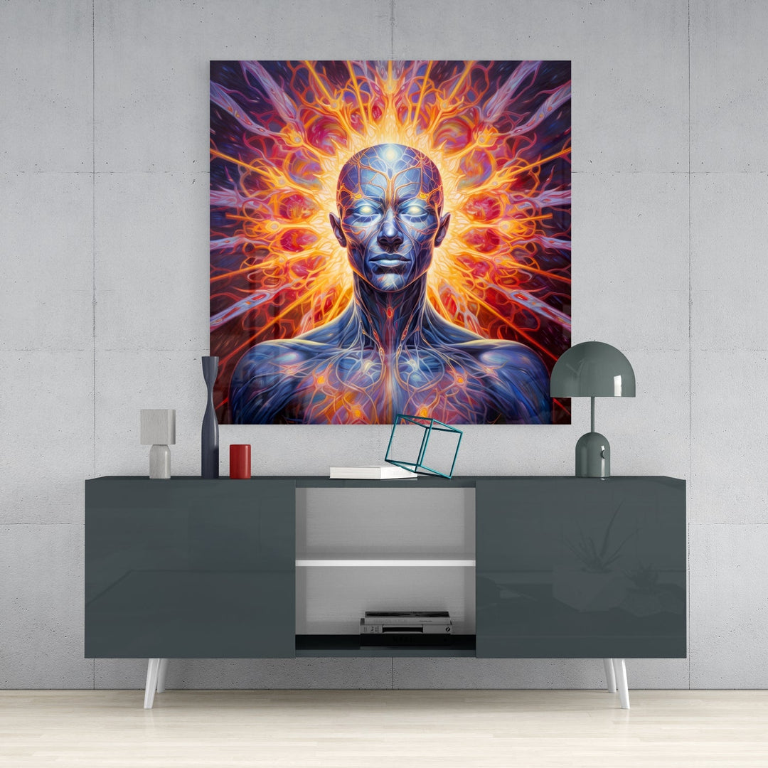 Beautiful Mind Glass Wall Art|| Designer&