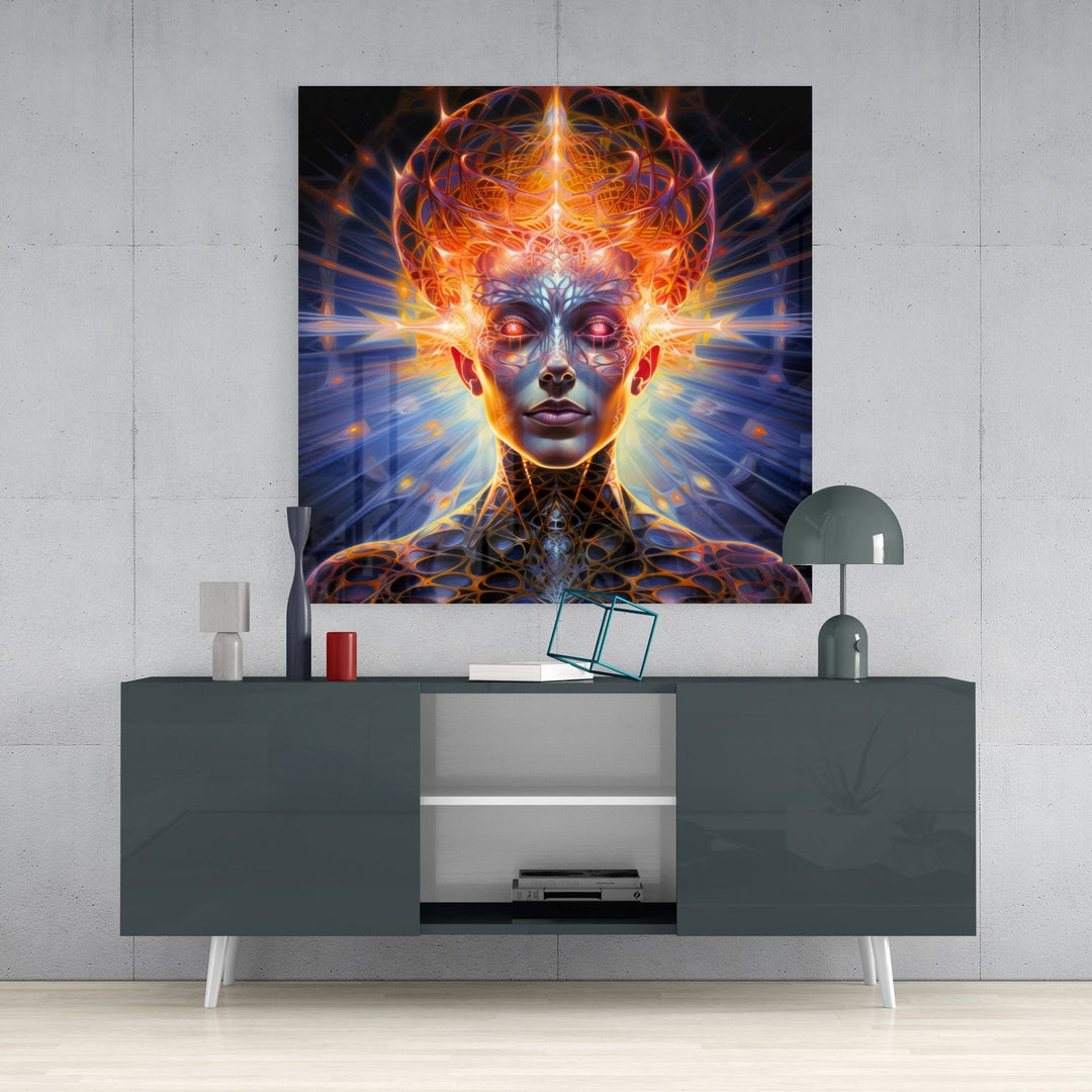 Beautiful Mind Glass Wall Art|| Designer&