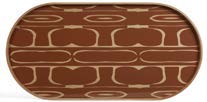 Ethnicraft Second Nature Auburn oblong medium tray