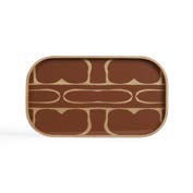 Ethnicraft Second Nature Auburn rectangular large valet tray