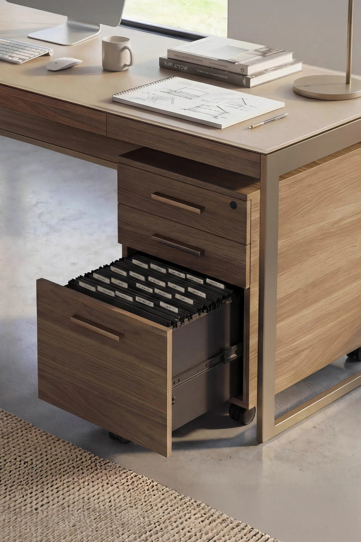 Sequel Studio 6607 Mobile File Pedestal Desks BDI