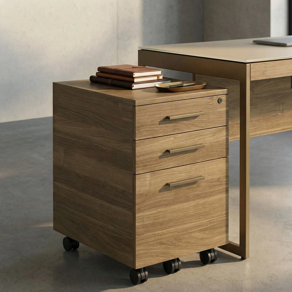 Sequel Studio 6607 Mobile File Pedestal Desks BDI