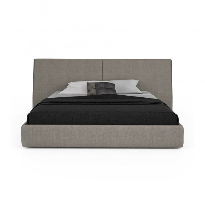 SERENO UPHOLSTERED BED LONG HEABOARD Beds Huppe
