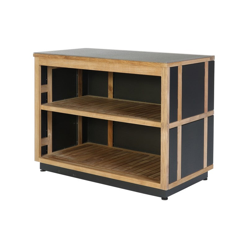 Serving Centre Module Open 120 by Barlow Tyrie, white background