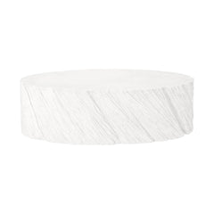 Shear Coffee Table, Oval, White Stone by Phillips Collection — centered product view