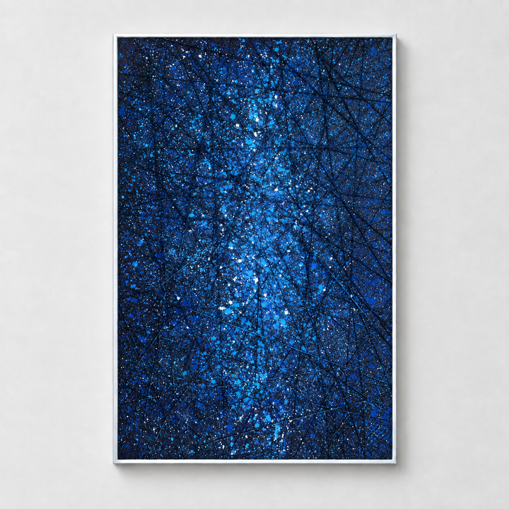 Abstract Stormscape | Tempest Blue by Interior Moderna