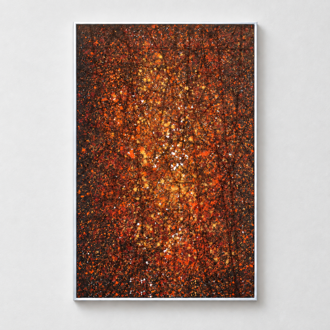 Abstract Stormscape | Crimson Vortex by Interior Moderna