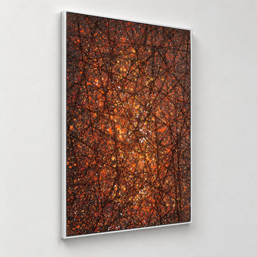 Abstract Stormscape | Crimson Vortex by Interior Moderna - view 2