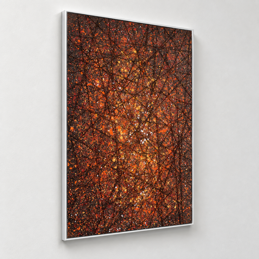 Abstract Stormscape | Crimson Vortex by Interior Moderna - view 2