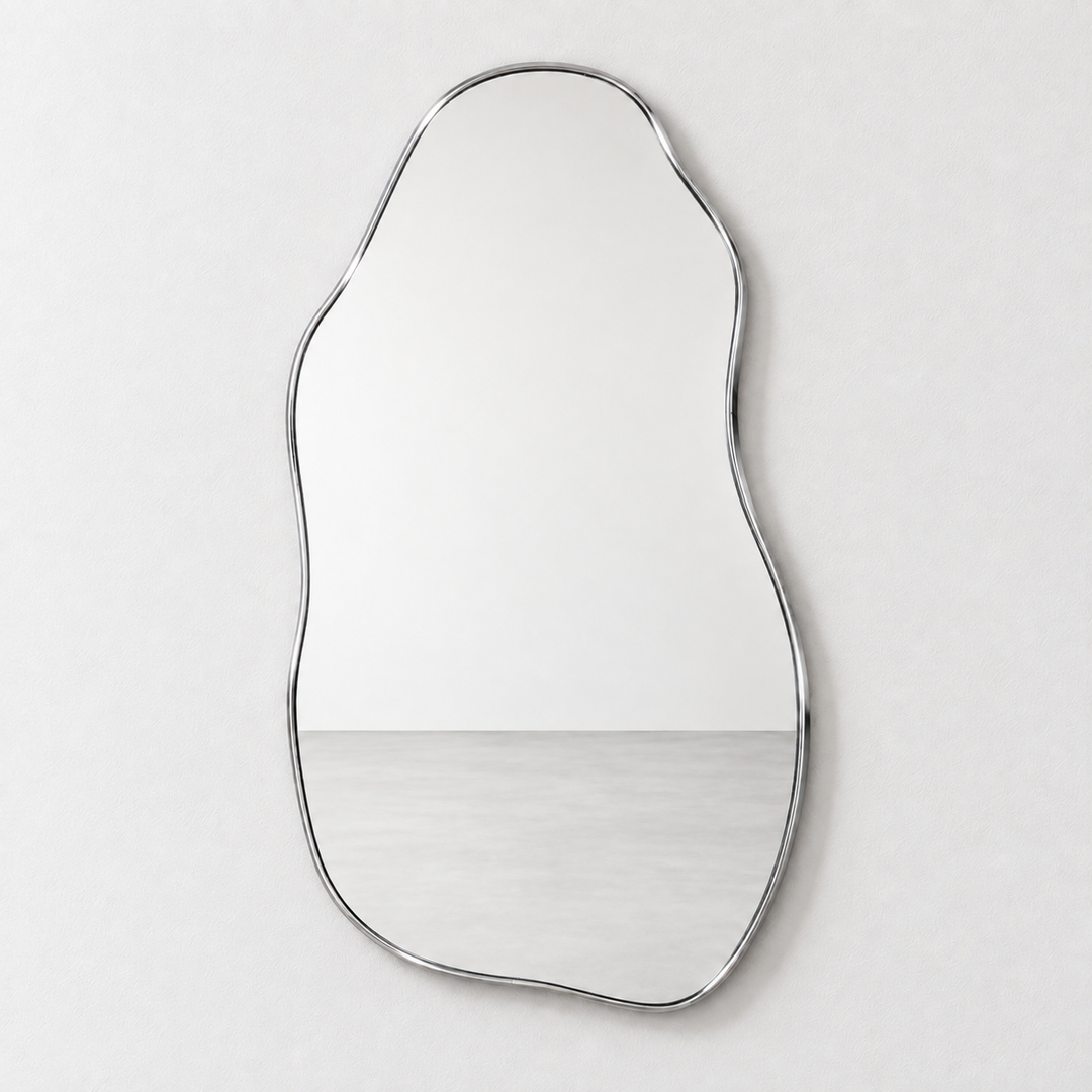 Chrome Irregular Mirror by Interior Moderna