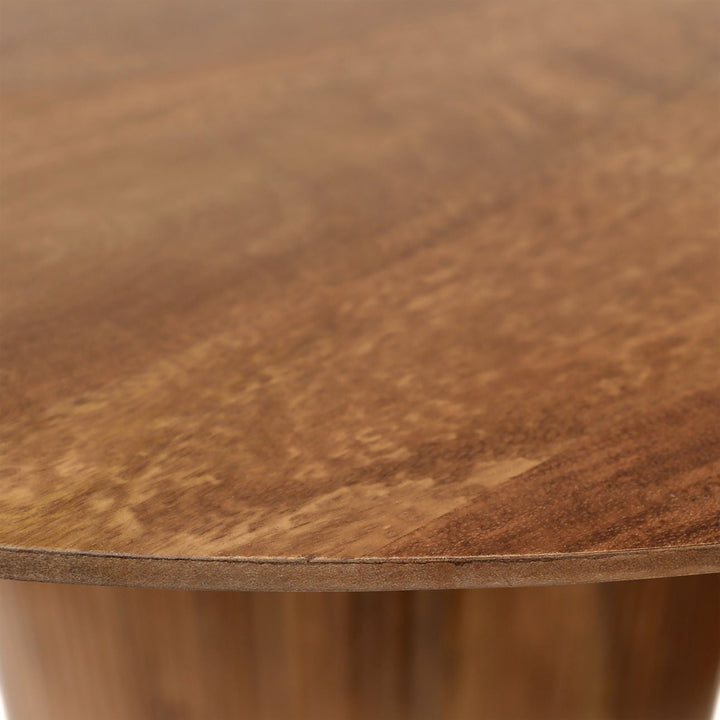 August Mango Wood Dining Table, detail 2 view