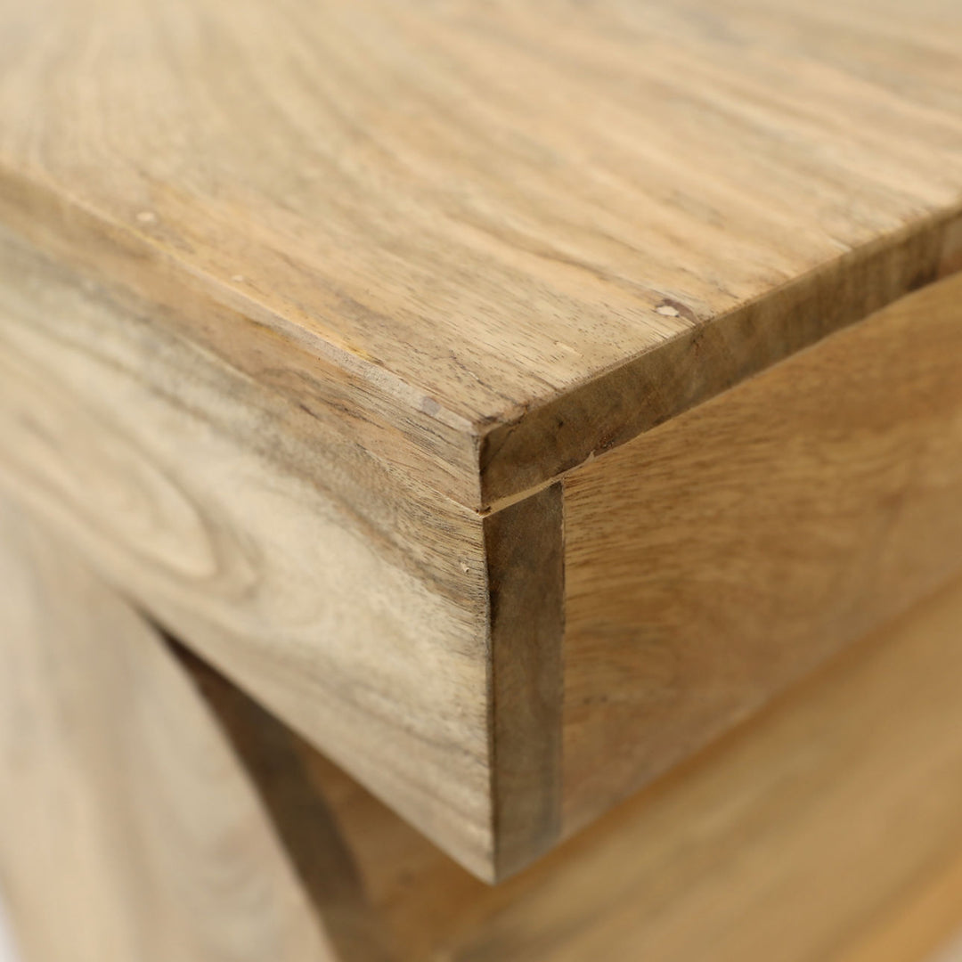 Casper Mango Wood Coffee Table, detail 2 view