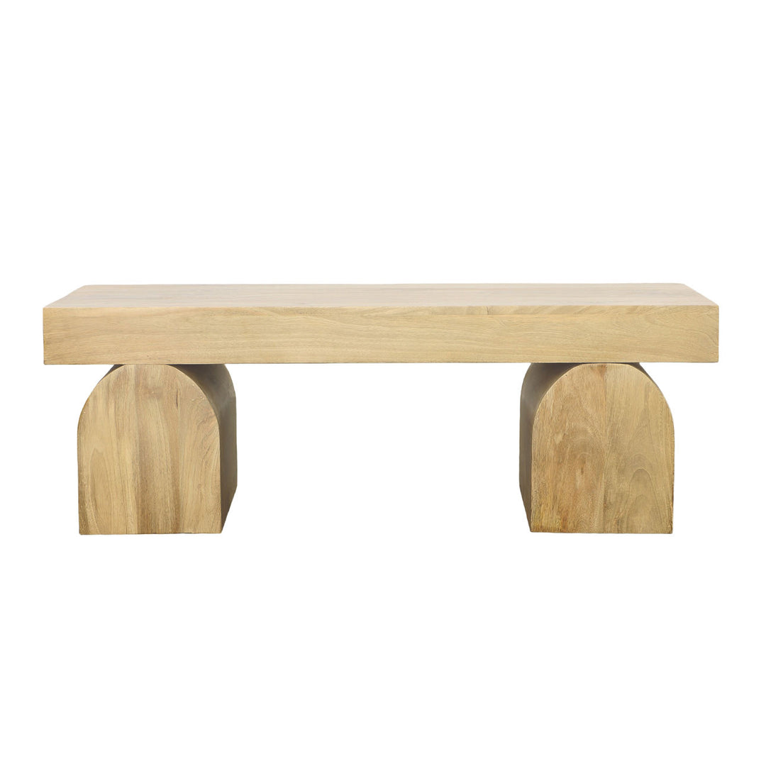 Casper Mango Wood Coffee Table, front view