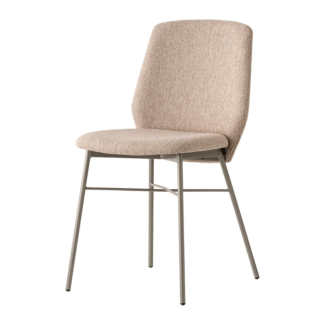 Sibilla Soft Dining Chair by Connubia, white background