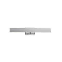 SideLine 5CCT 24" LED Bath Vanity by ET2 Lighting in Polished Chrome, front view