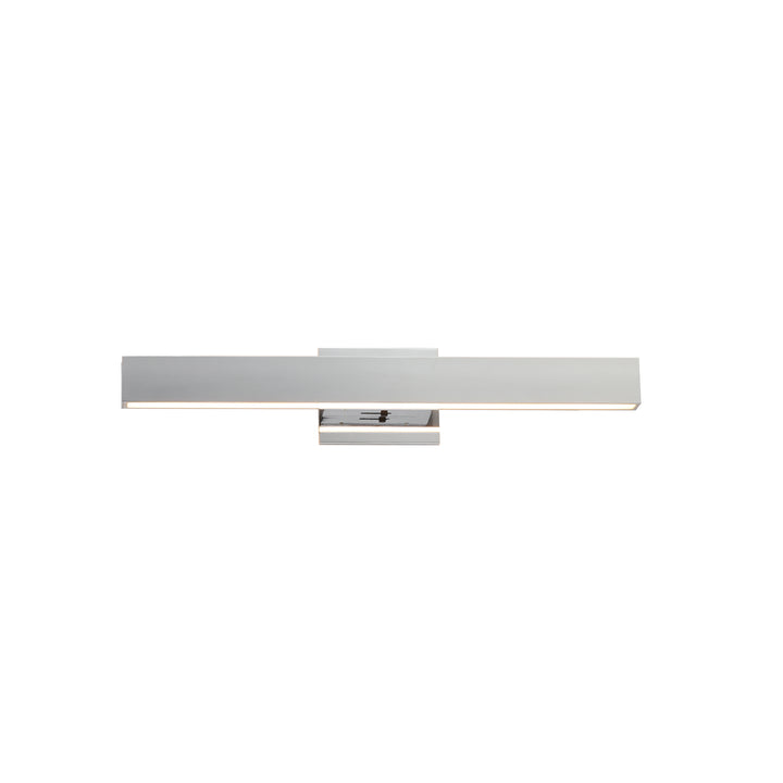 SideLine 5CCT 24" LED Bath Vanity by ET2 Lighting in Polished Chrome, front view