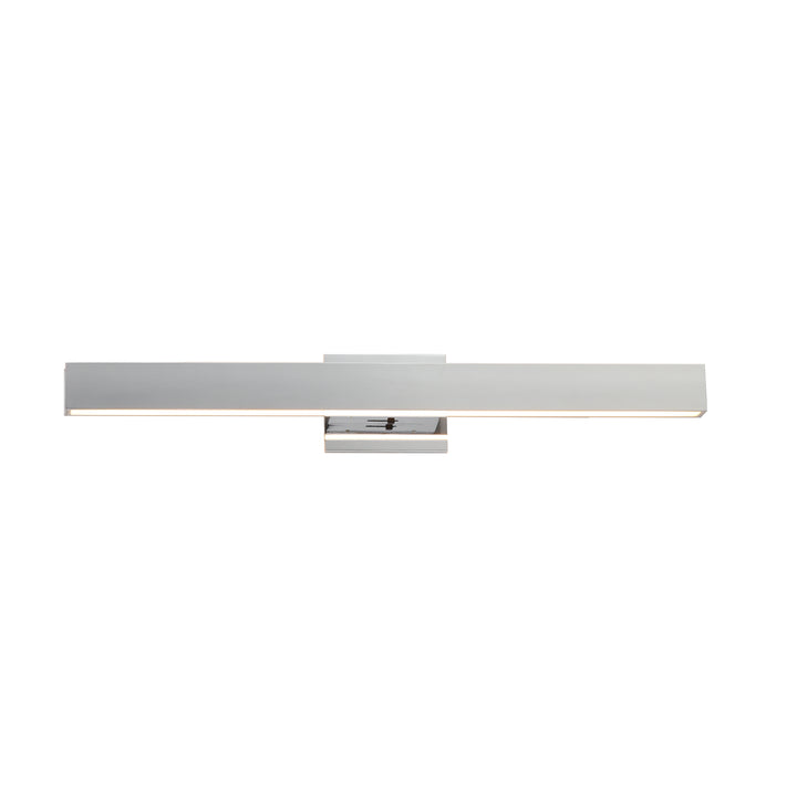 SideLine 5CCT 30" LED Bath Vanity by ET2 Lighting in Polished Chrome, front view