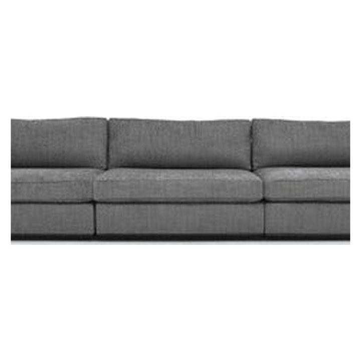 SIENA 3-SEAT GRAND SOFA - GREY FABRIC American Leather