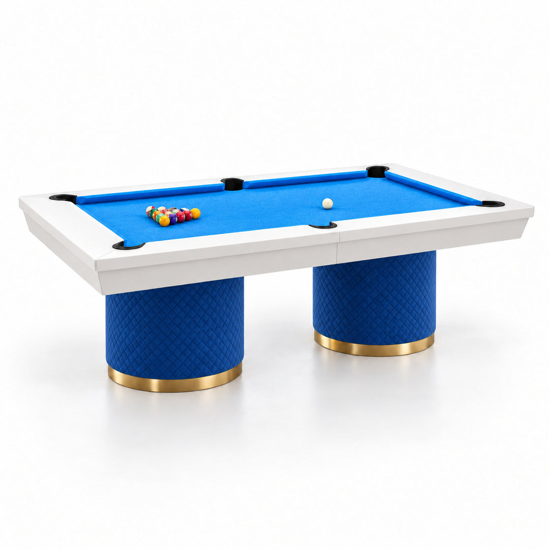 Sienna pool table - Arctic Blue 