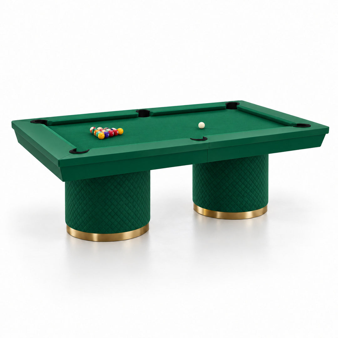 Sienna pool table - Solid Emerald 