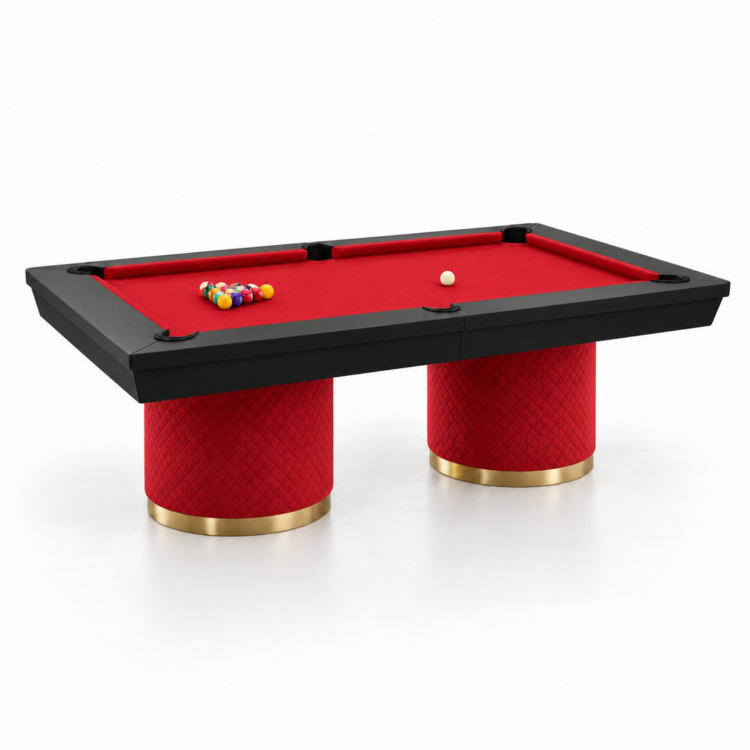 Sienna pool table - Racing Red &amp; Black 