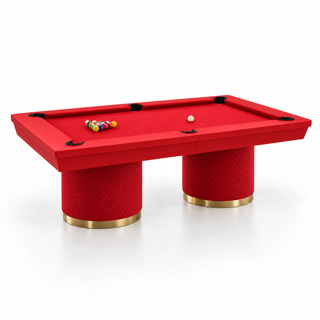 Sienna pool table - Solid Racing Red 
