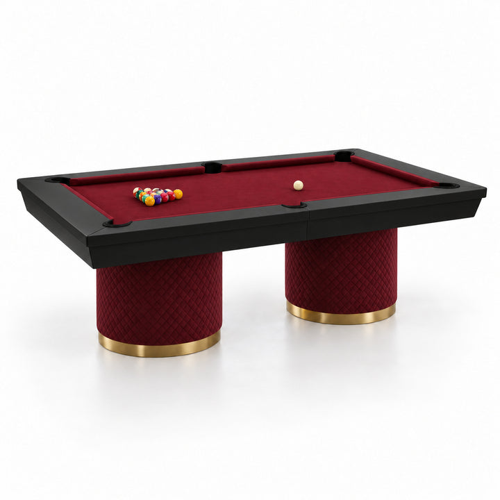 Sienna pool table - Oxblood &amp; Black 