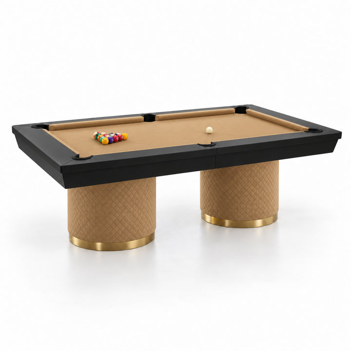 Sienna pool table - Camel &amp; Black 