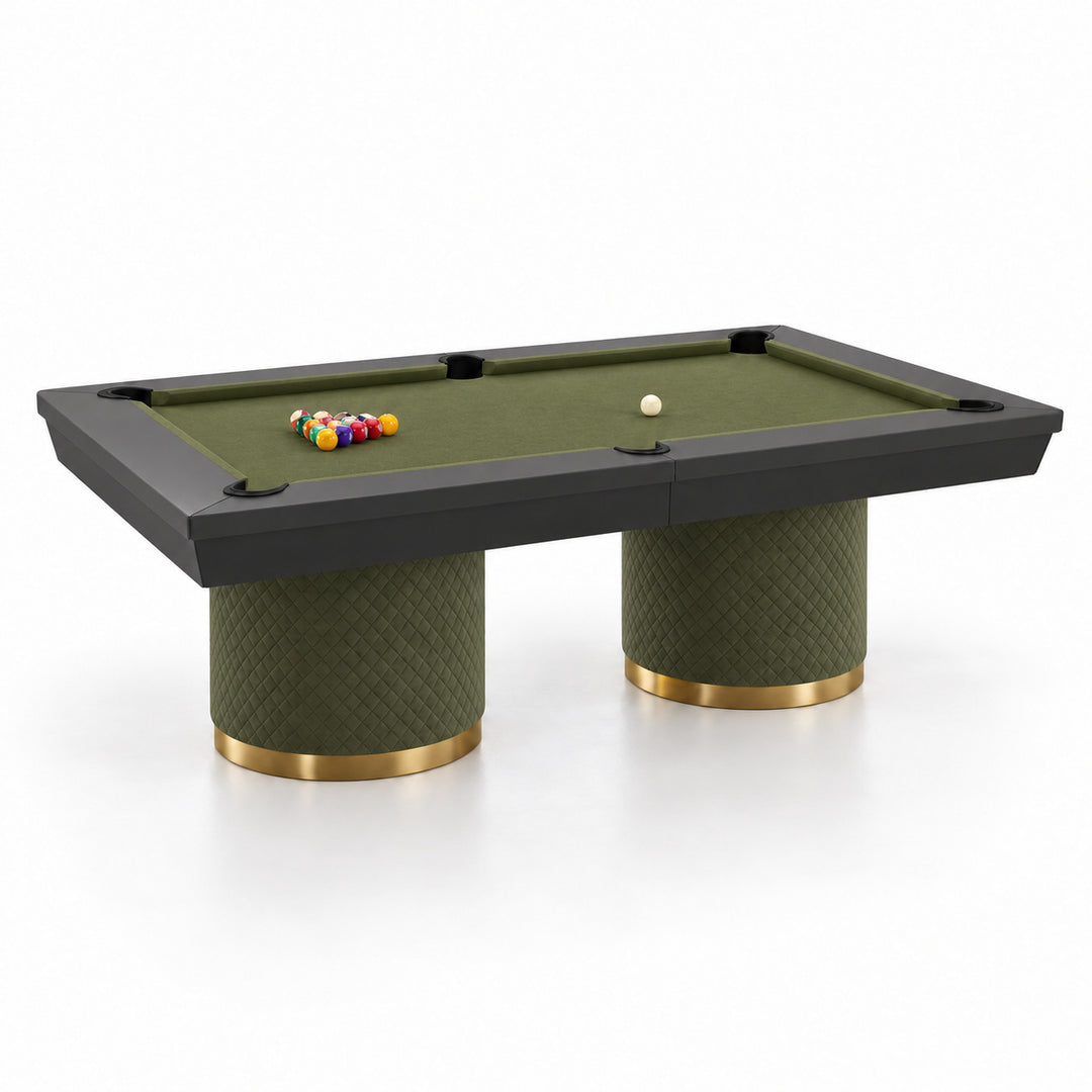 Sienna pool table - Olive &amp; Charcoal 