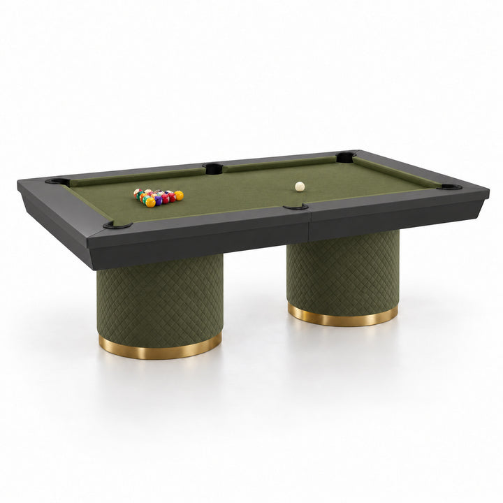 Sienna pool table - Olive &amp; Charcoal 