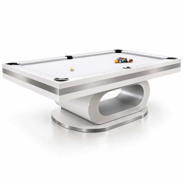 Sierra pool table - Crisp White 